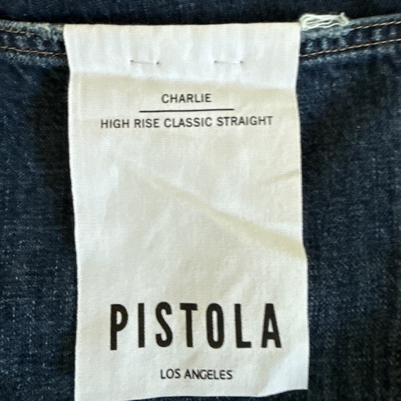 PISTOLA DENIM Charlie High Ride Classic Straight NWT - Picture 1 of 3